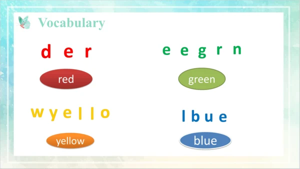 Unit 5 What colour is it Lesson 25- Lesson 26 课件(共
