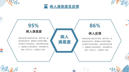 蓝色简约2024年护士年终工作总结工作计划PPT护士年终总结