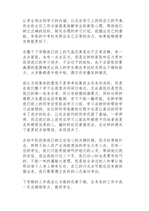 初三班主任下学期工作总结个人总结.docx