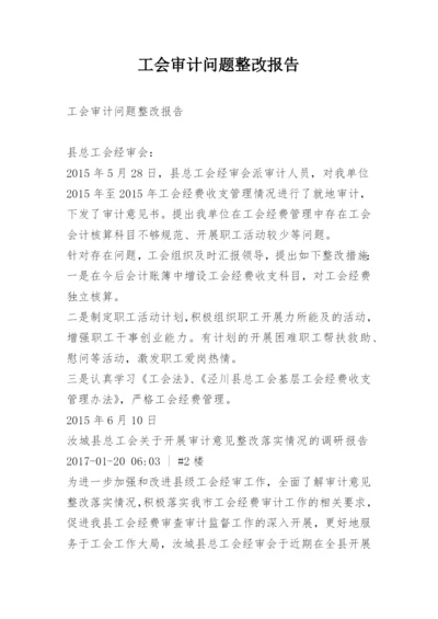 工会审计问题整改报告.docx