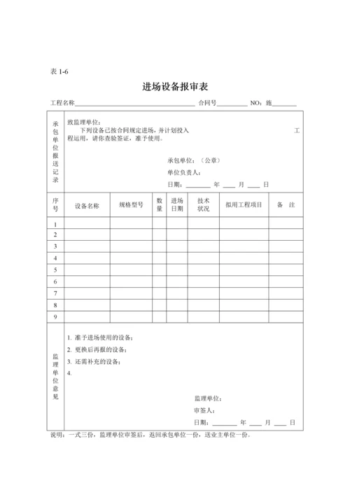 新地质灾害防治工程常用表格.docx