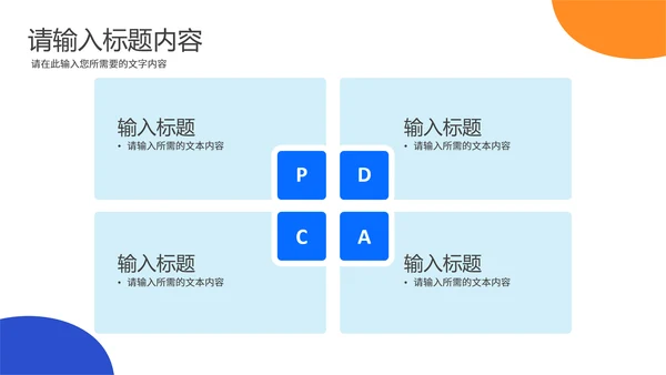 医药系统PDCA管理循环通用PPT模板