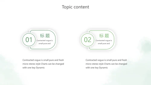 绿色小清新述职报告PPT动态模板