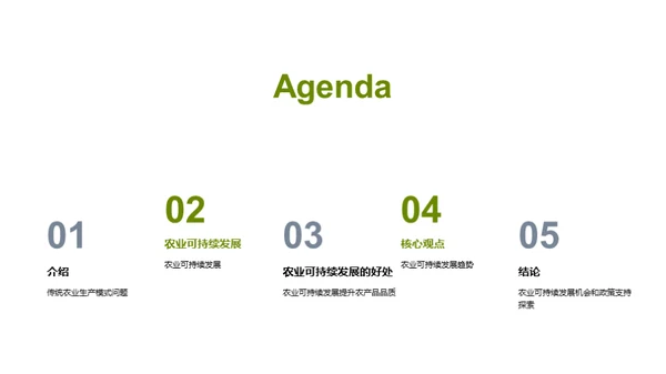 未来农业：绿色革命