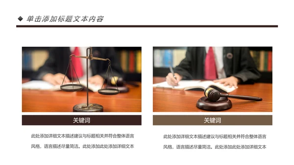 法庭宪法刑法公正公平法律讲堂总结PPT模板