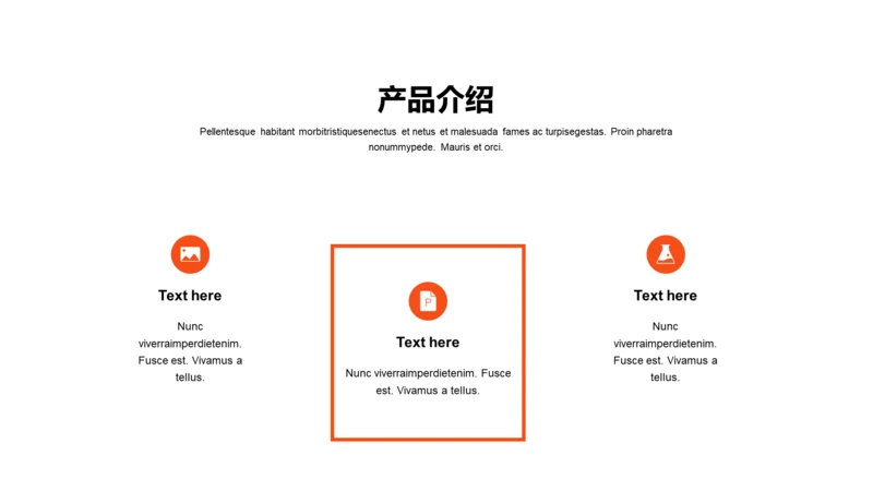 扁平PPT产品介绍