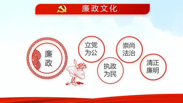 红色党建党支部党员大会工作总结汇报动态PPT