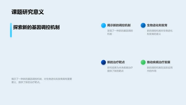 生物信息学研究报告PPT模板