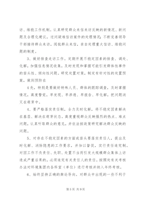 信访维稳应急预案.docx