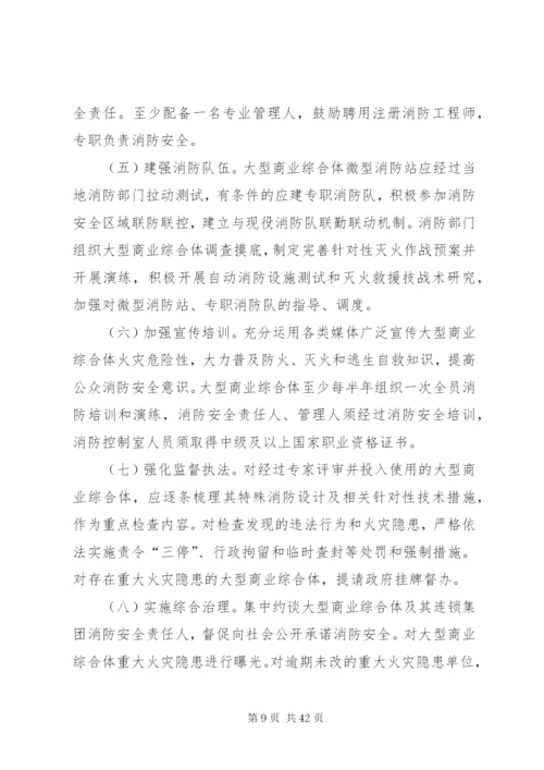 大型商业综合体消防安全承诺书.docx