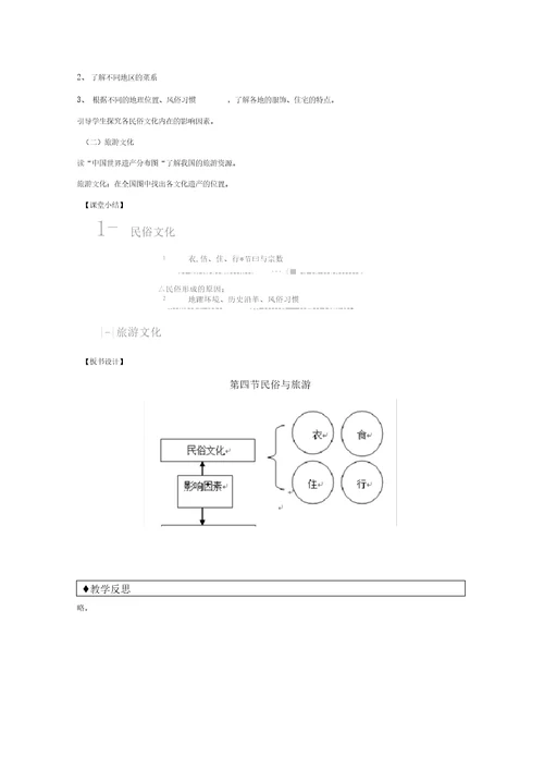 教学设计民俗与旅游广东人民