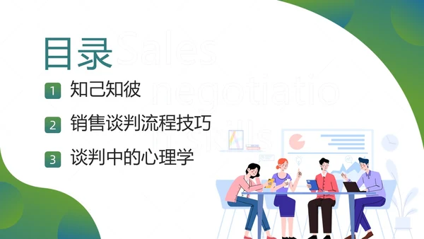 销售谈判技巧电话销售电话谈判商务培训PPT课件