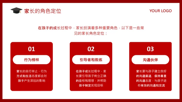 红色商务风高考动员家长会PPT