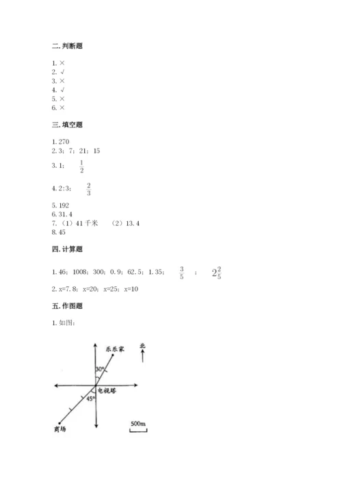 宝鸡市小升初数学测试卷审定版.docx