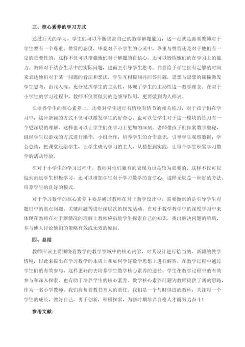 试论核心素养下提高小学生的数学解题能力.docx