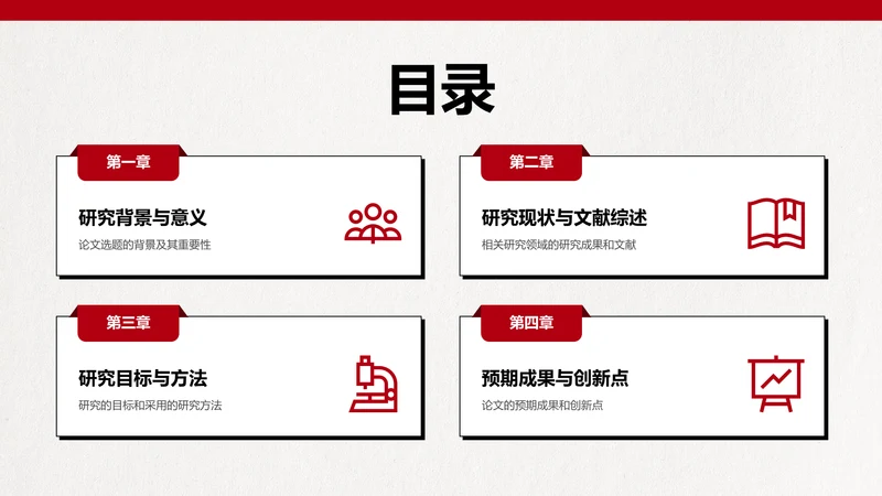 目录页-毕业论文开题报告