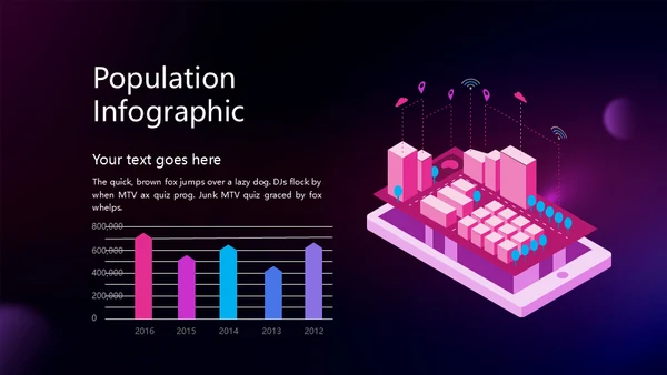 5G网络通信大数据科技互联网通用PPT模板