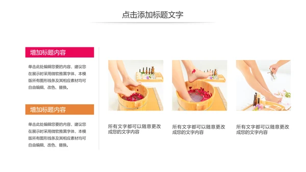 美容养生足疗SPA动态PPT模板