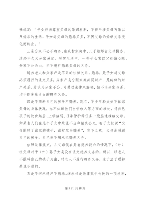 农民常用法律知识讲稿.docx