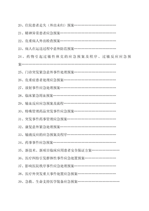 医院应急预案汇编(DOC 160页).docx