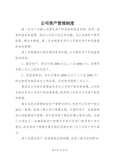 公司资产管理制度 (7).docx