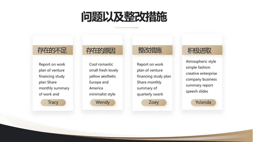 2021奢华尊贵年终工作总结述职报告PPT