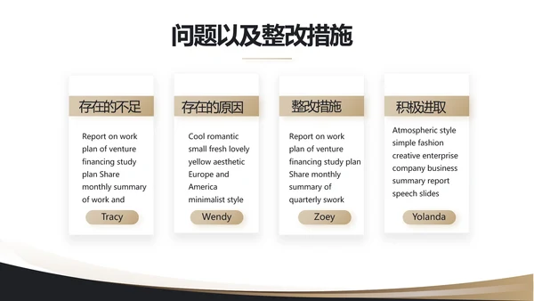 2021奢华尊贵年终工作总结述职报告PPT