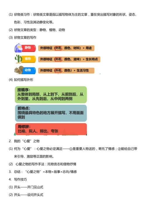 （核心素养目标）第一单元 习作：我的心爱之物 教案设计
