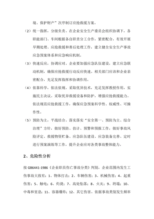 公司安全生产事故综合应急专题预案.docx