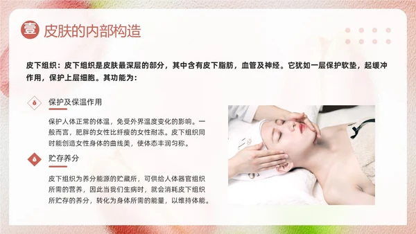 粉色简约美容知识培训大全PPT模板宣传PPT动态PPT