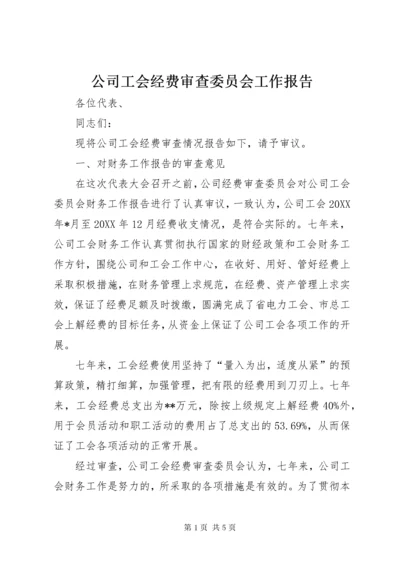 公司工会经费审查委员会工作报告.docx