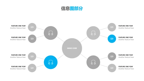 蓝色现代风简洁设计公司简介商务PPT模板