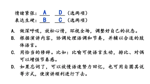 八年级语文下册第四单元任务三 举办演讲比赛 课件(共32张PPT)