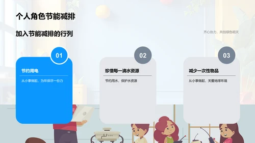 节能减排教育活动PPT模板