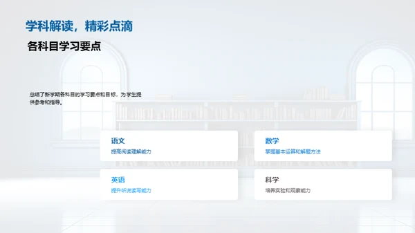 新学期学习蓝图