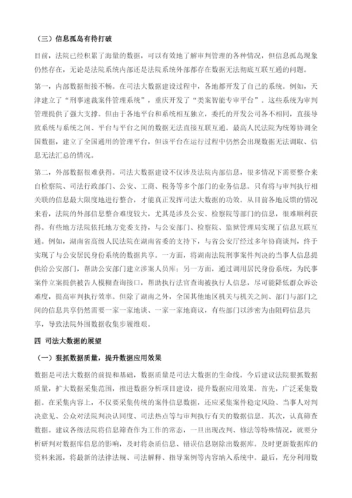 司法大数据：发展、应用与展望.docx
