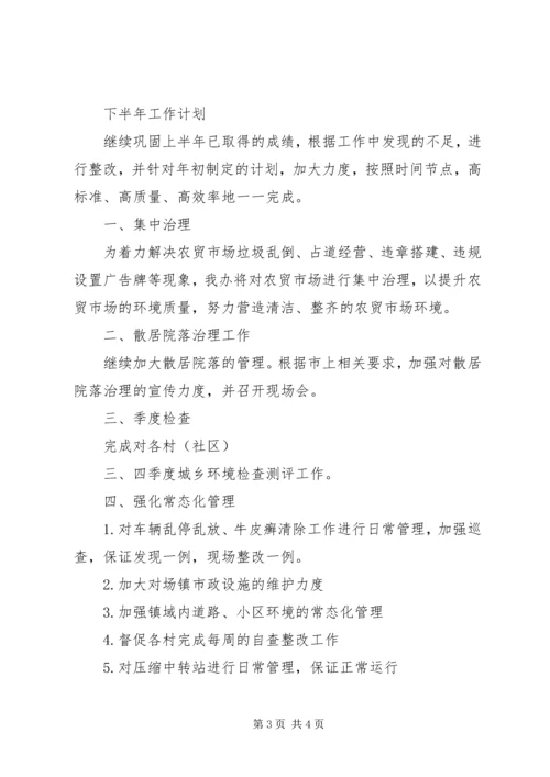 乡镇治理办工作总结.docx
