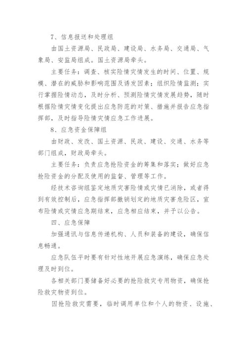 自然地质灾害应急预案.docx