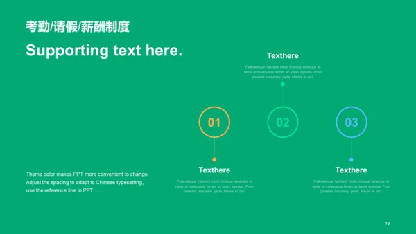 绿色插画卡通IT互联网培训课件