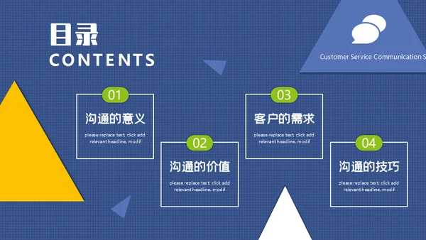 客户服务沟通技巧通用PPT模板