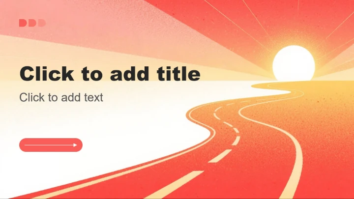 红色插画风大学生职业规划PPT主题模板