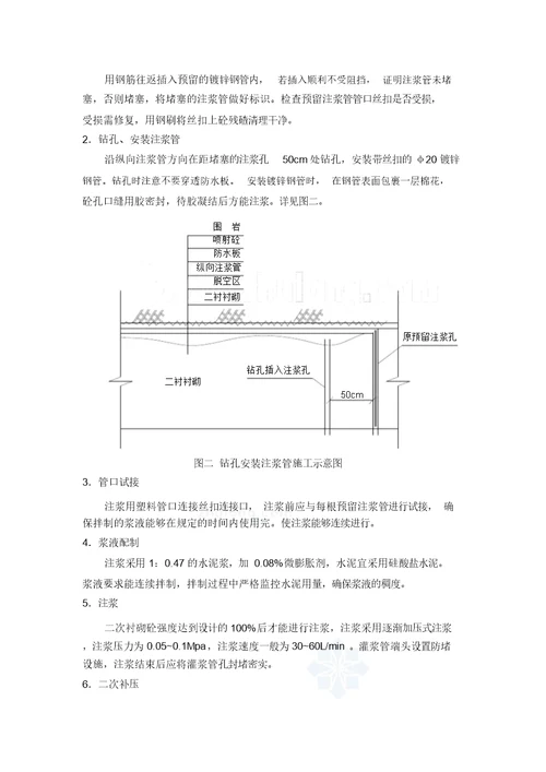 隧道拱顶注浆施工方案1