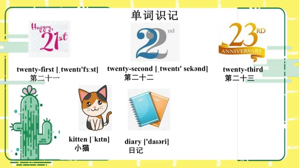 五年级下册Unit 4 When is the art show知识点复习课件