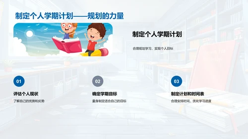 新学期学习攻略PPT模板