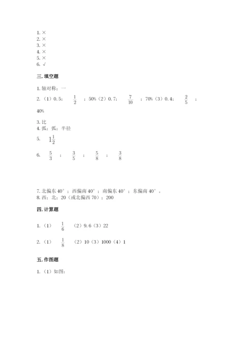 小学数学六年级上册期末模拟卷及完整答案一套.docx