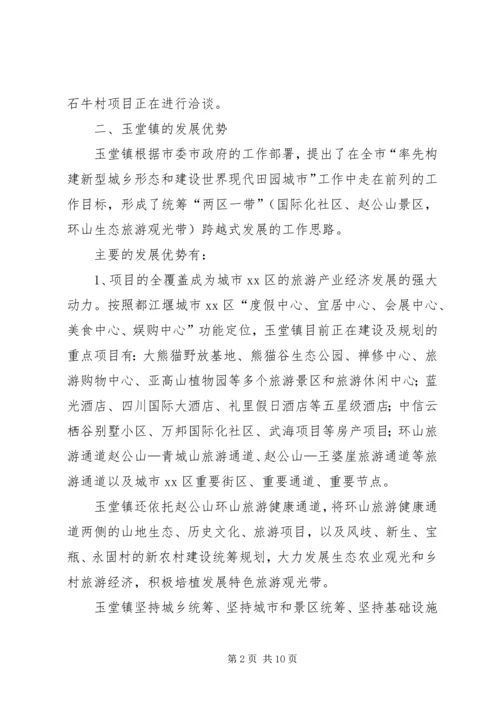 乡镇统筹城乡工作情况汇报.docx