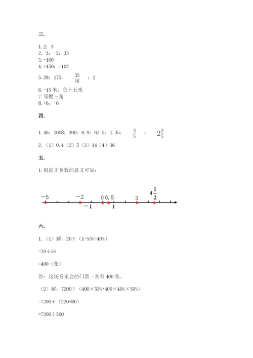 苏教版小升初数学模拟试卷及答案（各地真题）.docx