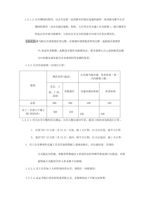 某公司费用报销管理制度.docx