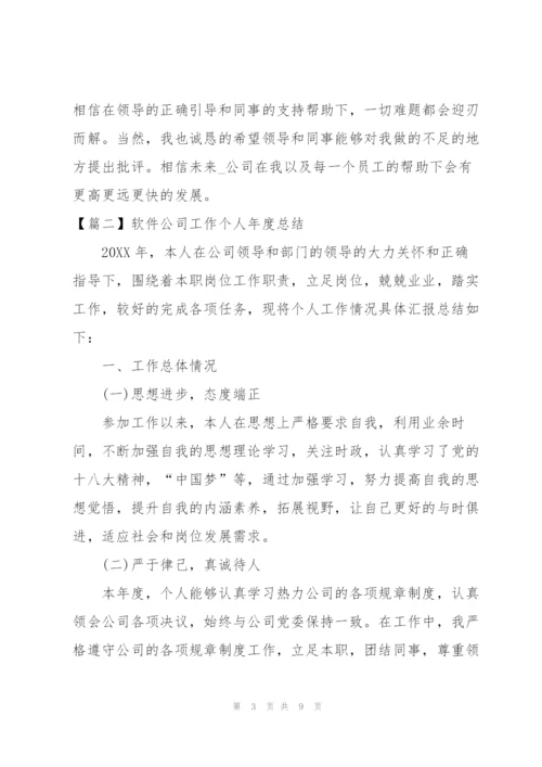 软件公司工作个人年度总结.docx