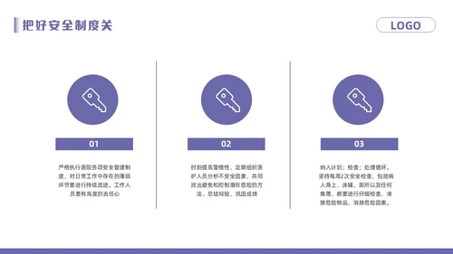 紫色卡通精神科病房安全管理PPT模板宣传PPT动态PPT